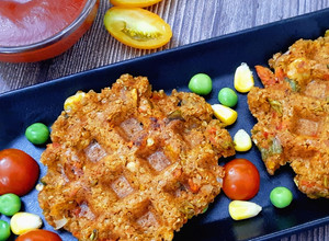 A picture of Quinoa Waffle Bites.