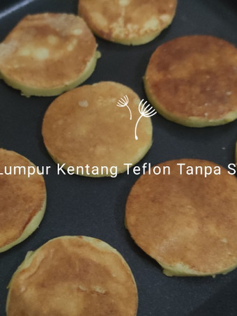 Bagaimana Membuat Kue Lumpur Kentang Teflon Tanpa Santan Yang Sempurna