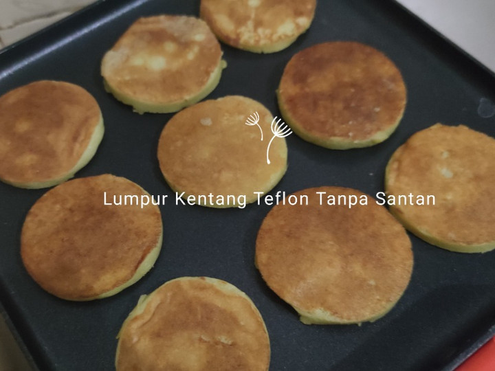 Bagaimana Membuat Kue Lumpur Kentang Teflon Tanpa Santan Yang Sempurna