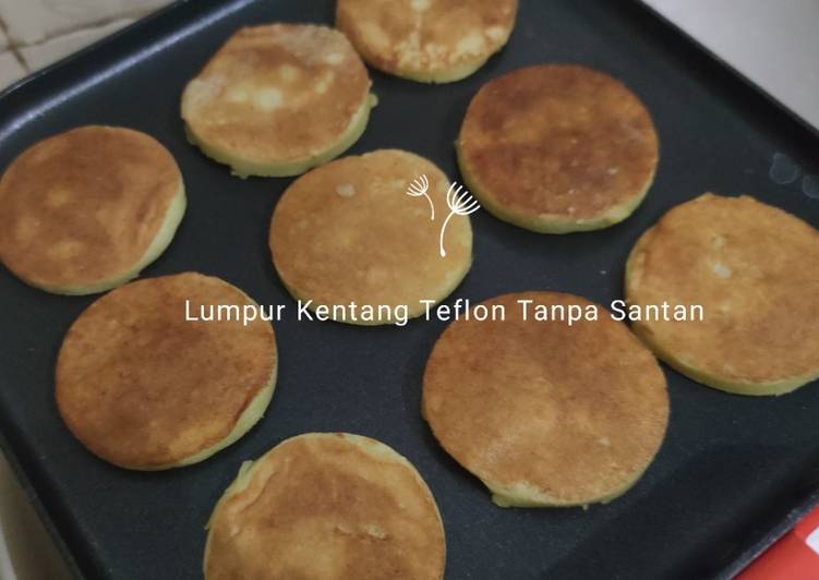 Olahan Kue Lumpur Kentang Teflon Tanpa Santan | Resep Bumbu Kue Lumpur Kentang Teflon Tanpa Santan Yang Anti Gagal