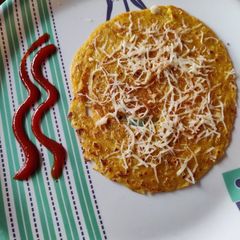 A picture of Crispy Wheat chilla.