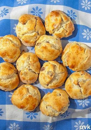 Фото Классические английские фруктовые булочки - простейшая и вкуснейшая выпечка за 10 минут. (Вадим).