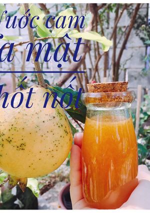 Hình của món Nước cam fa mật thốt nốt.