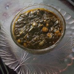 A picture of Palak corn.