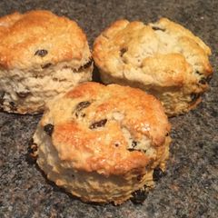A picture of Sultana Scones.