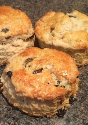 A picture of Sultana Scones.