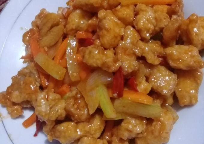 Resep Ayam Asam Manis, Bikin Ngiler