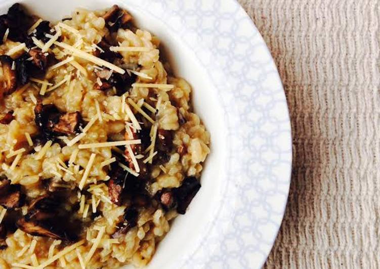 Simple Way to Prepare Any-night-of-the-week Mushroom Risotto