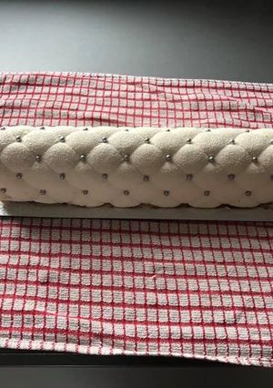 Une photo de Bûche vanille,  pommes