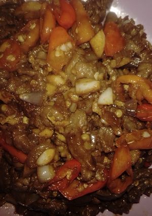 Foto resep Sapi tumis pedas