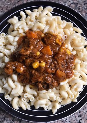 A picture of Mincemeat corn stew.