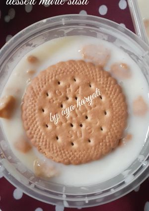 Foto resep Dessert Roma Marie Susu tanpa keju dan bahan irit
