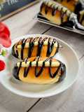 Roti Vla Vanila Coklat (Tanpa Ulen dengan Margarin)