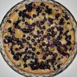 Crustless Blueberry Pie