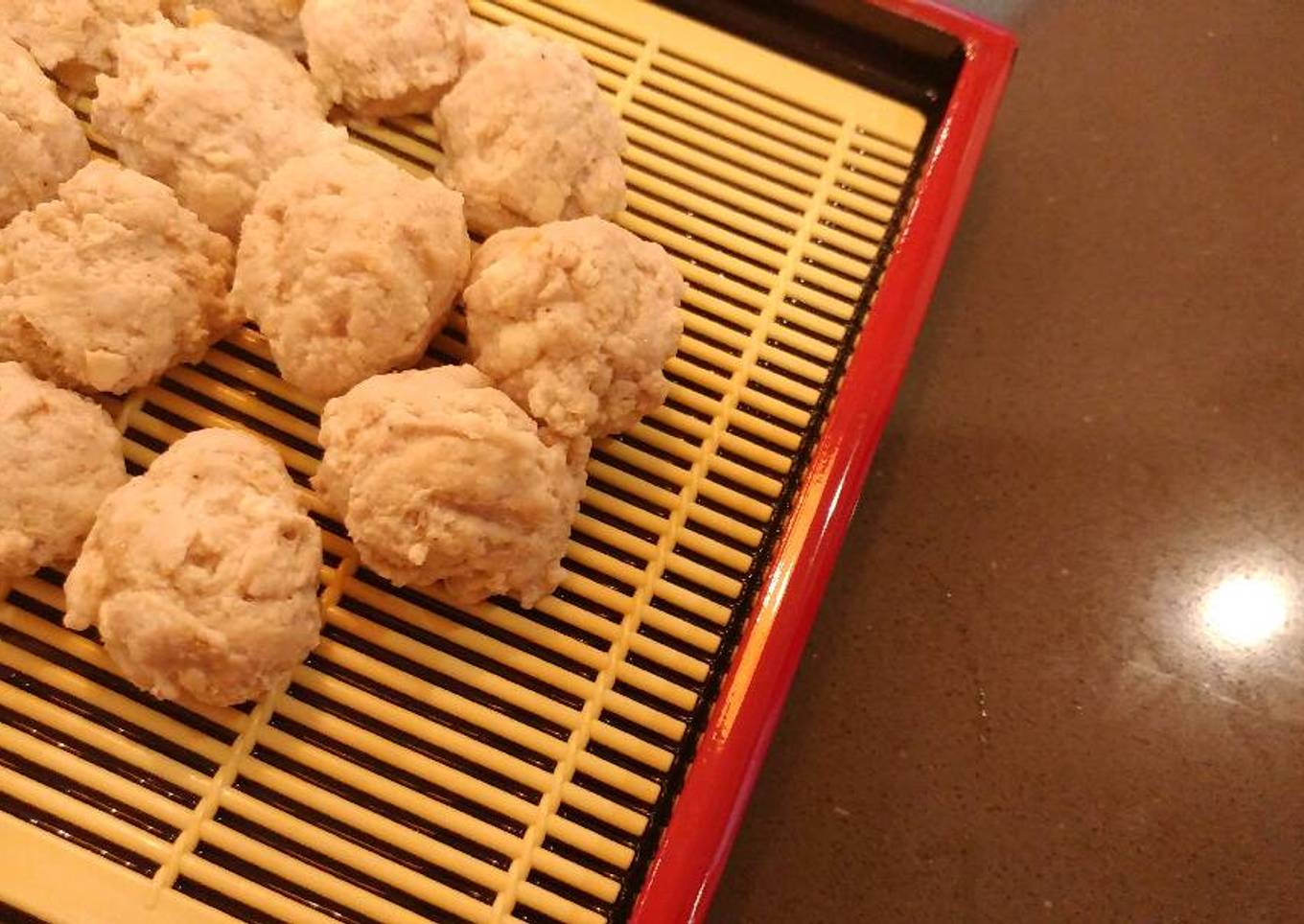 Bakso lembut tahu dan ayam cincang