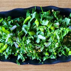 A picture of Radish leaves salad.