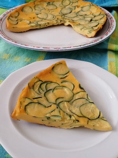Foto di Crêpe gigante con le zucchine