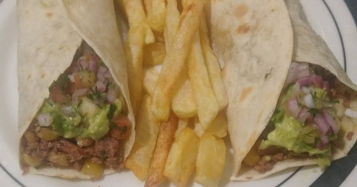 Burritos con carne molida 35 recetas caseras Cookpad