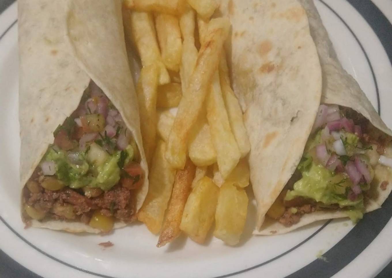 Burritos de carne molida