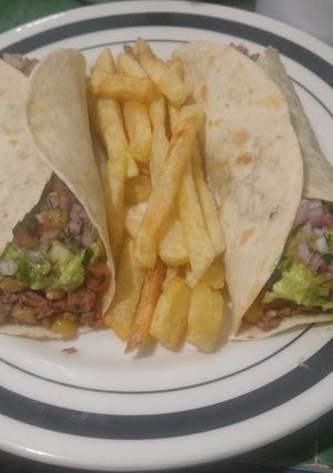 Una foto de Burritos de carne molida