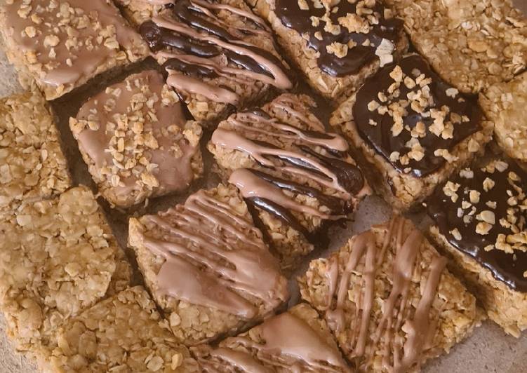 Steps to Prepare Speedy Peanut Butter Oats Squares