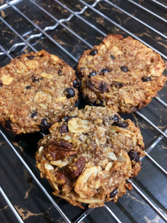 Foto resep Soft chewy banana oat cookies