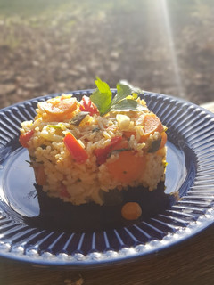 Zöldséges-currys basmati rizs! (Wokban) VEGÁN recept fotója