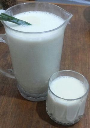 Foto resep Susu Kadelai Wangi Pandan