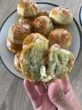 Peynirli Otlu Poğaca (Roti gurih ala Türki)