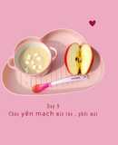 Cháo yến mạch mix táo