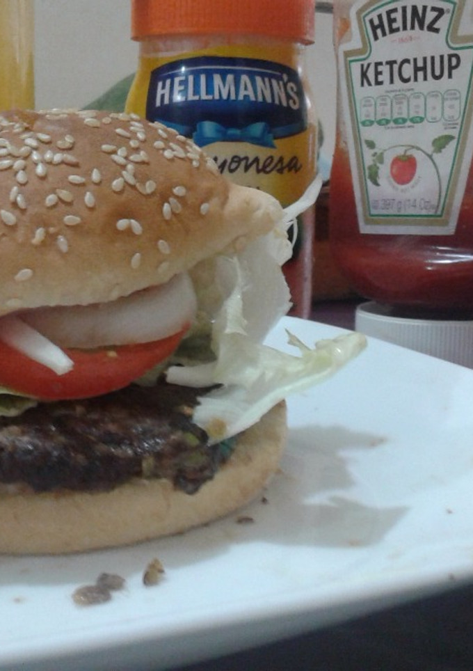 Una foto de Hamburgesa 100% casera
