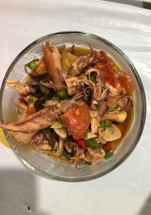 Foto resep Tumis cumi asin