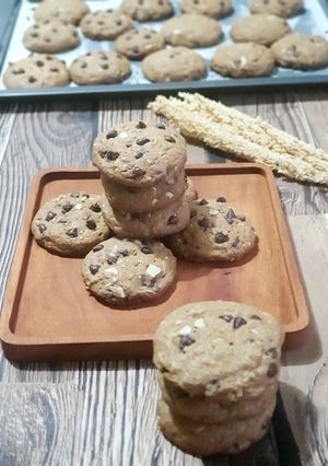 Foto resep Choco Almond Cookies