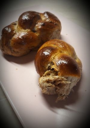 Csokis mini fonott kalács recept fotója