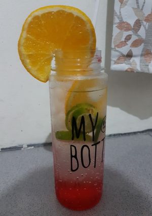 Foto resep Mocktail : Red Lime Squash