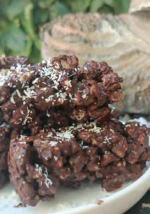 Une photo de 🍩 Snack riz soufflé choco coco