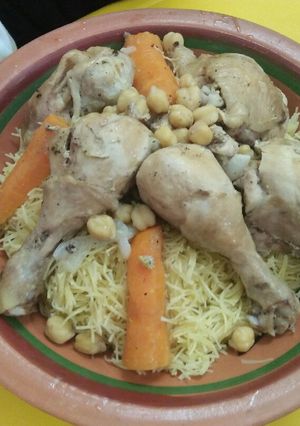 صورة لوصفة دويدة مطبوخة(شعيرية)