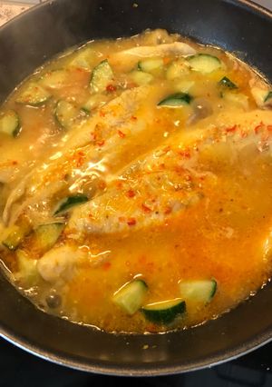 Foto resep Poisson et concombre 🥒