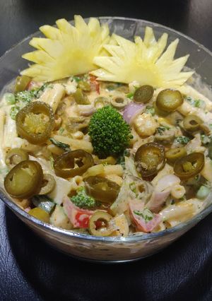 A picture of Classic Cold Macaroni Salad.