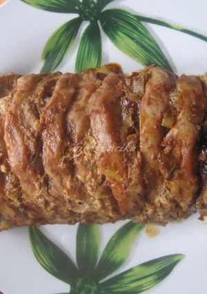 Egyben sült karaj recept gazdagon recept fotója