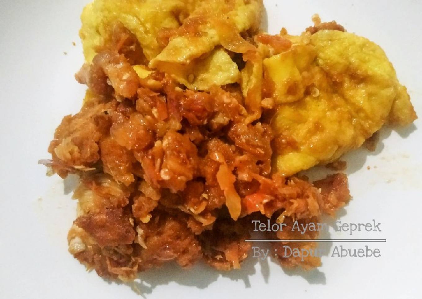 Telor Ayam Geprek -Serba 1-