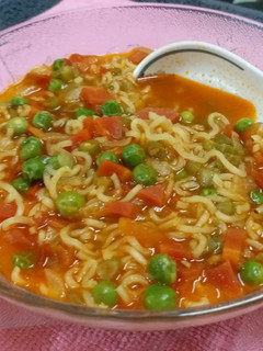 A picture of Vegetable Noodles Soup.
