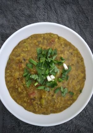 A picture of Pearl millet and mix vegetable khichdi.