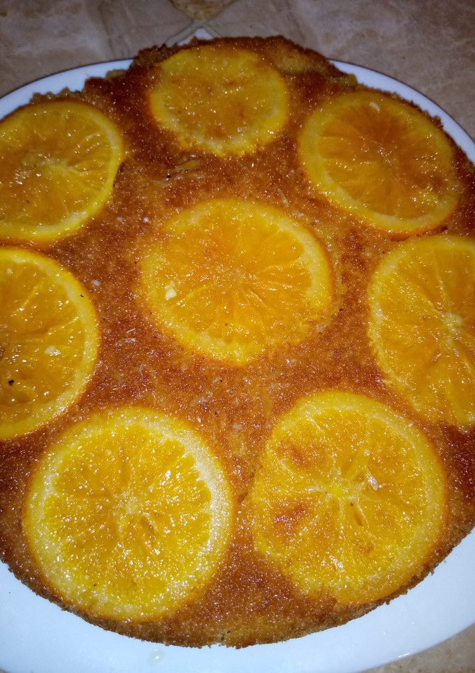 صورة لوصفة بسبوسة بالبرتقال 🍊🍊🍊