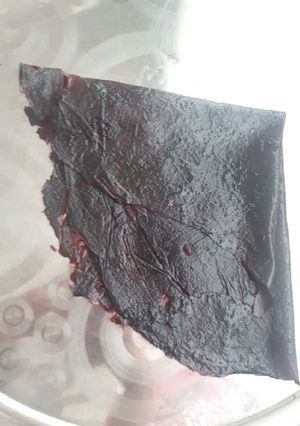 عکسی از دستور لواشک خونگی گیلاس آلبالویی
