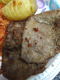 A picture of Thin sirloin tip steak easy and delicious.