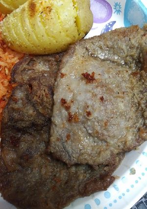 A picture of Thin sirloin tip steak easy and delicious.