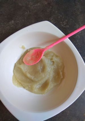 Foto resep [MPASI 6M+] Bubur lembut ubi