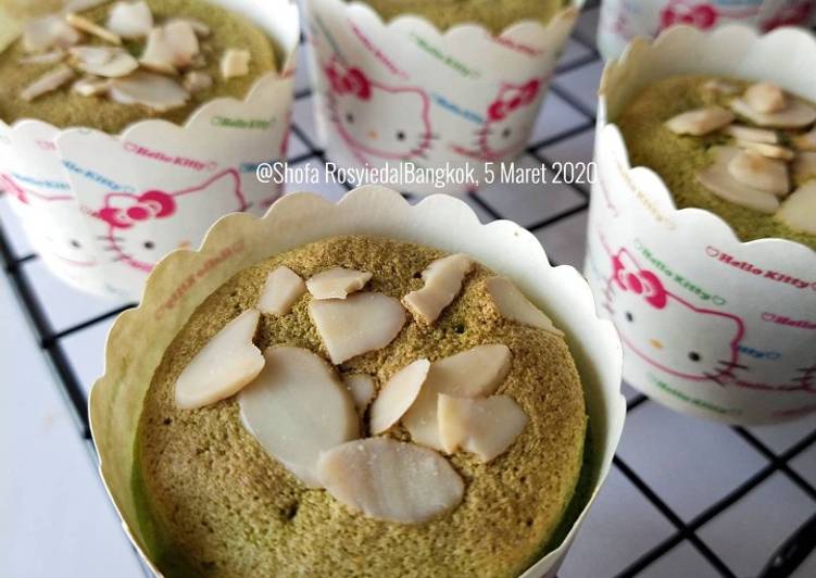 Chiffon Pandan Putih Telur Cup