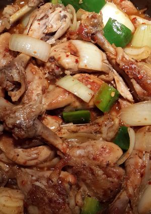 A picture of Deviled Chicken (Sri Lankan).